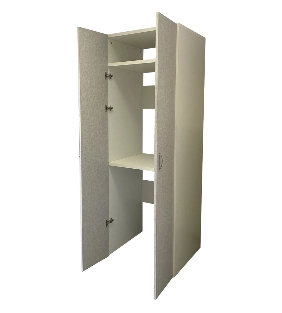 Coppia di ante per mobile lavatrice e asciugatrice, 203x70x0.2 cm